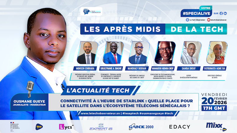 Débat : “Connectivité à l’heure de Starlink : quelle place pour le satellite dans l’écosystème télécoms sénégalais ?”
