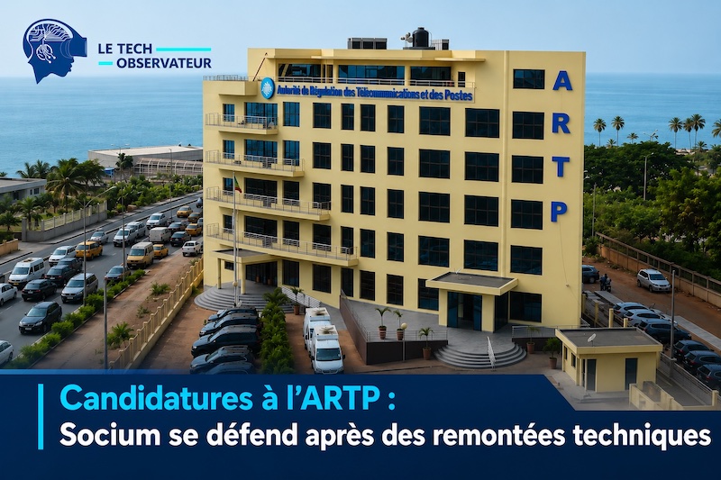 Appel à candidatures pour le recrutement du DG de l’ARTP : SOCIUM défend la fiabilité de sa plateforme malgré plusieurs remontées techniques