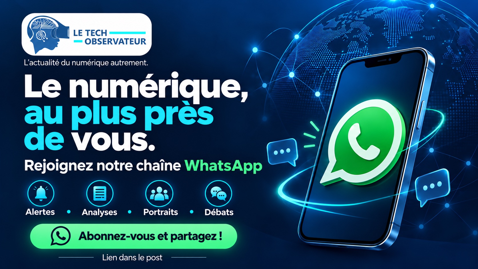 Actualité, analyses, enquêtes, portraits, interviews, débats : rejoignez notre chaine Whatsapp pour recevoir nos alertes en temps réel !